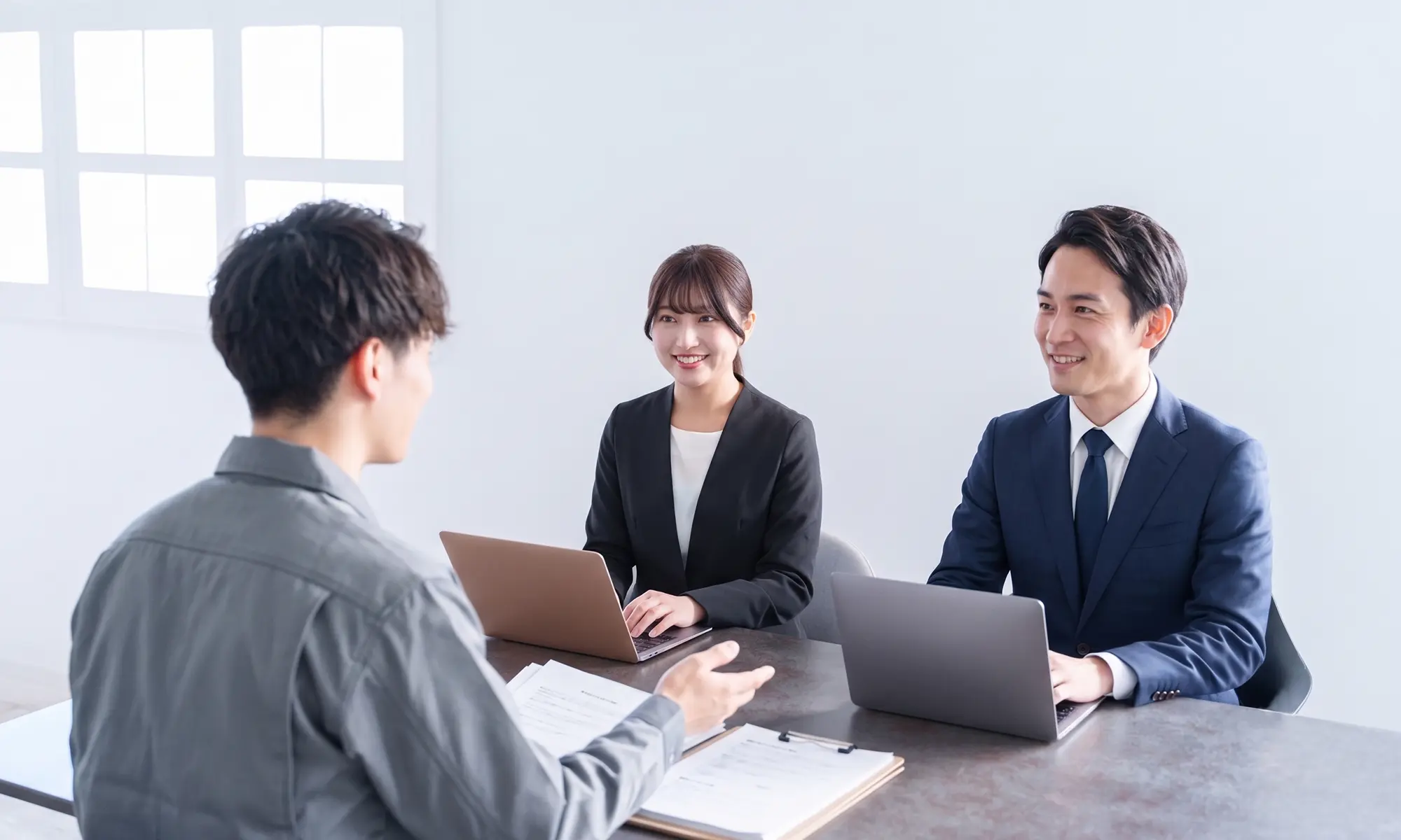 内定後の入社前サポートの様子
