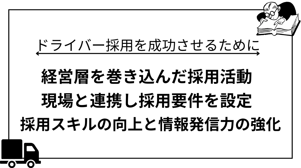 ドライバー採用を成功させるために