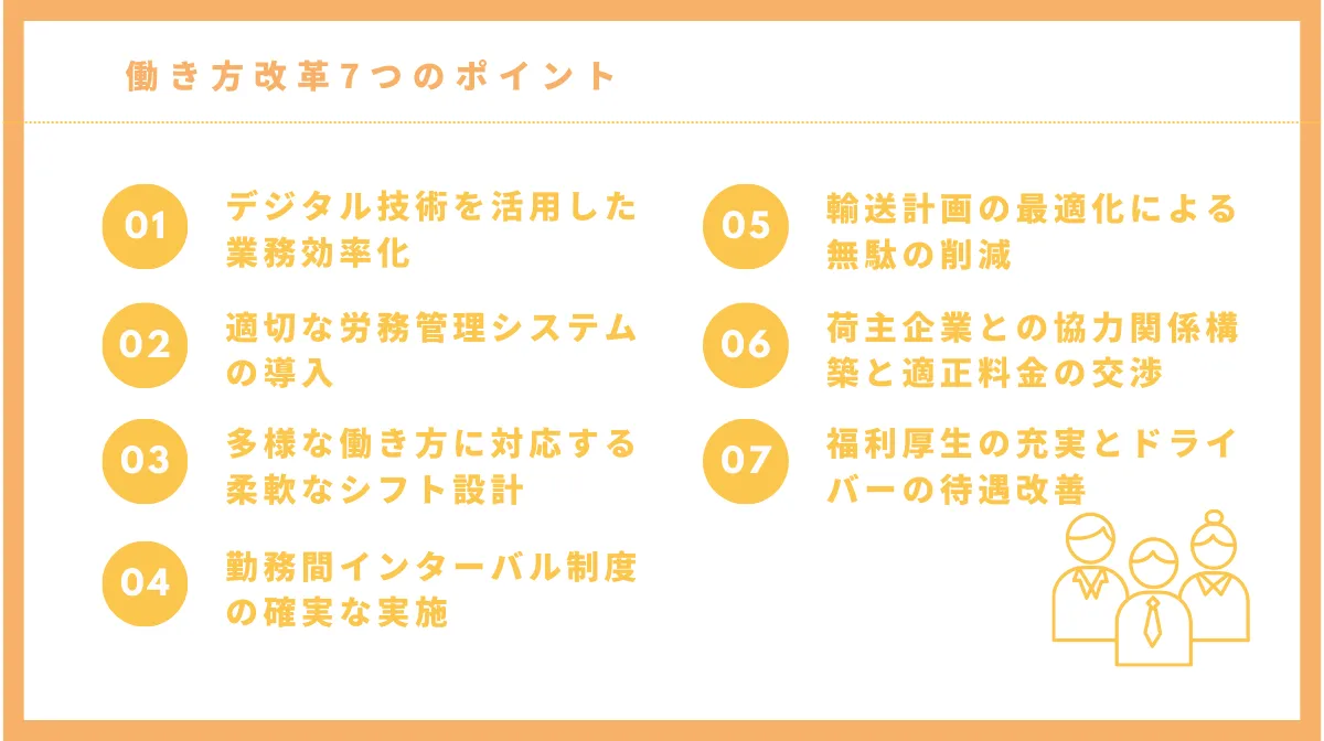 働き方改革を成功させる7つの実践ポイント