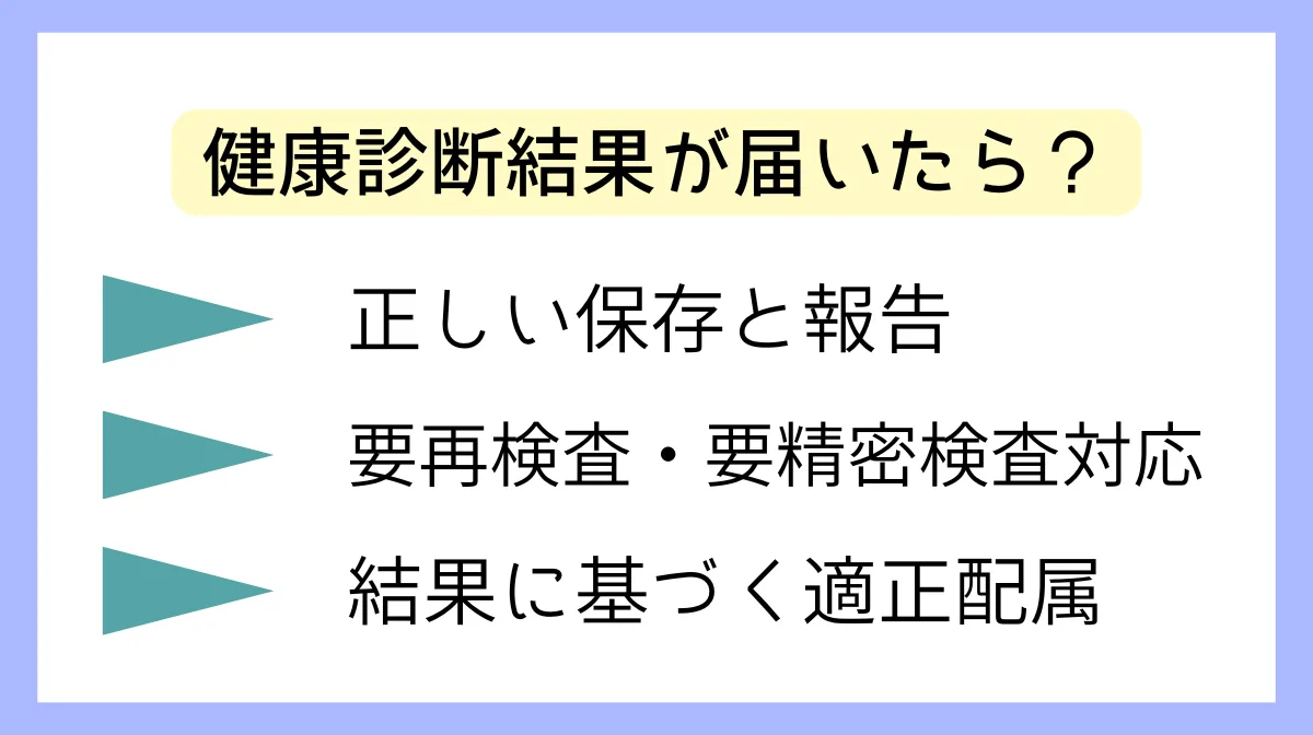 5.健康診断結果|企業が気を付けるべきポイント