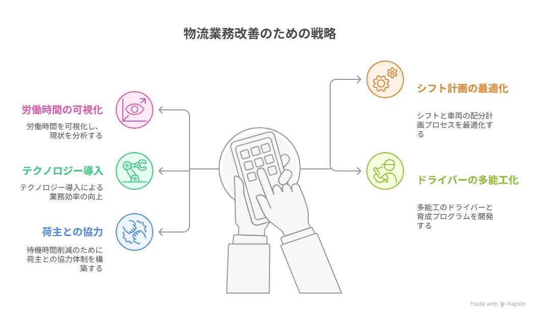 2024年問題を乗り越えるための5つの実践ステップ