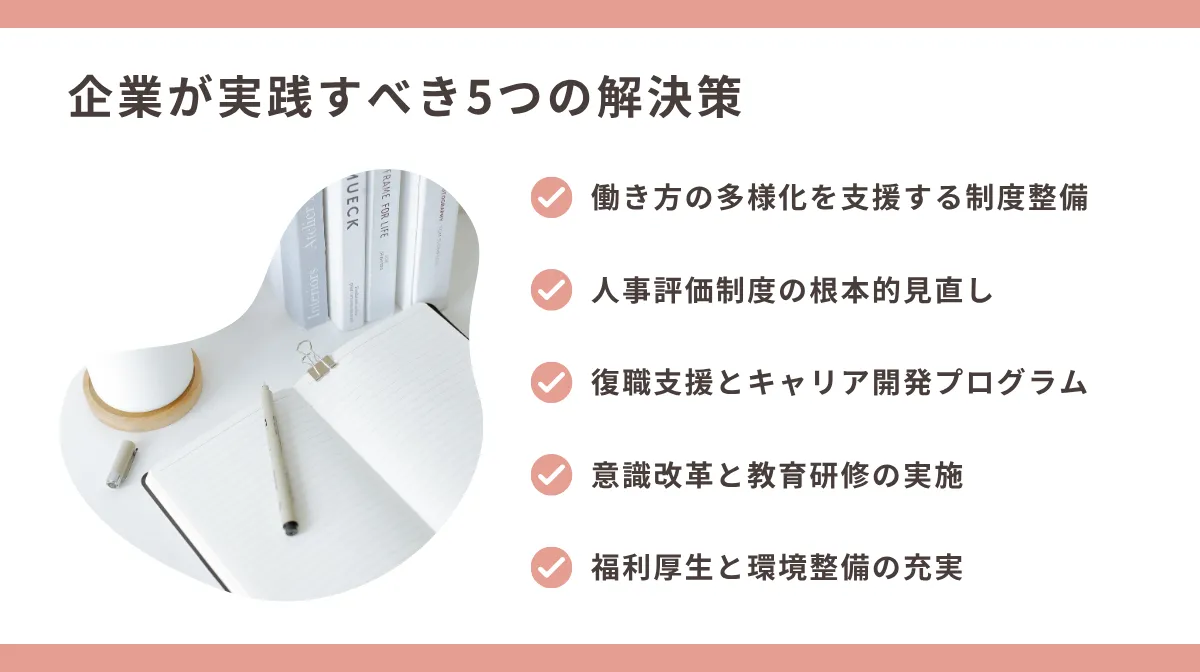 企業が今すぐ実践すべき5つの解決策