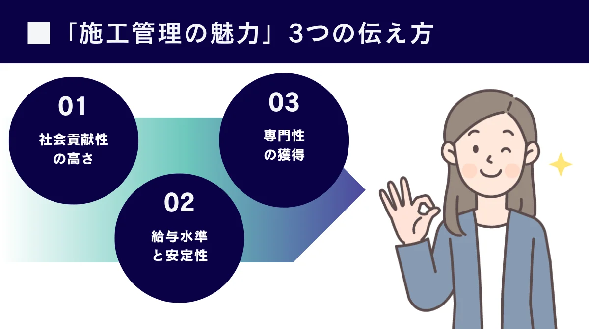 採用ブランディングで武器になる「施工管理の魅力」3つの伝え方