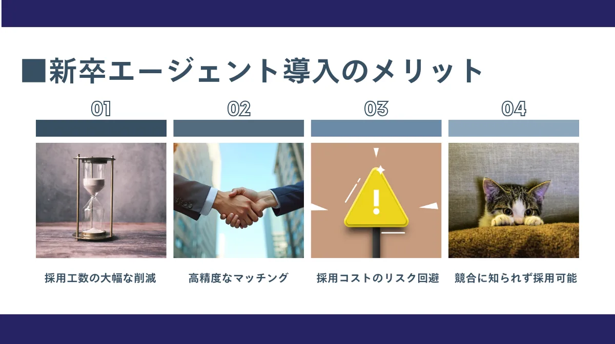 企業が新卒エージェントを導入するメリット
